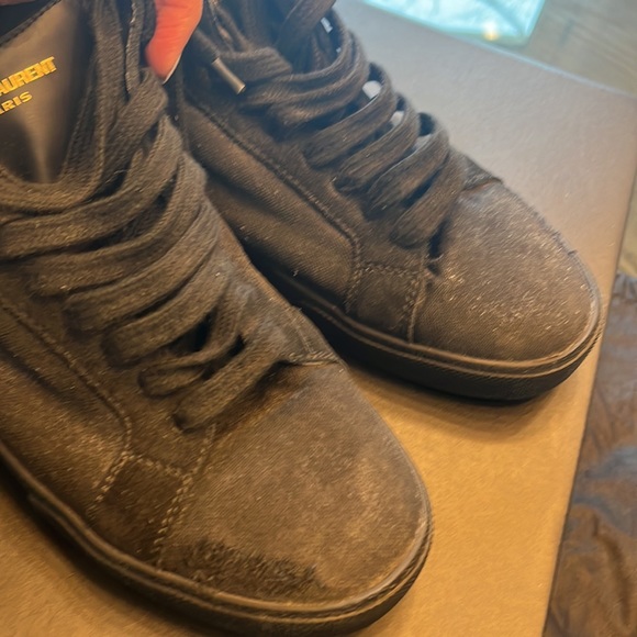 Saint Laurent fabric high to sneakers - Picture 7 of 10